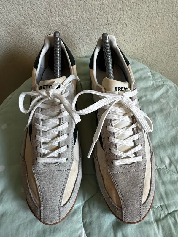 Tretorn White, gray and green Sneakers Womens 9.5 - Image 13