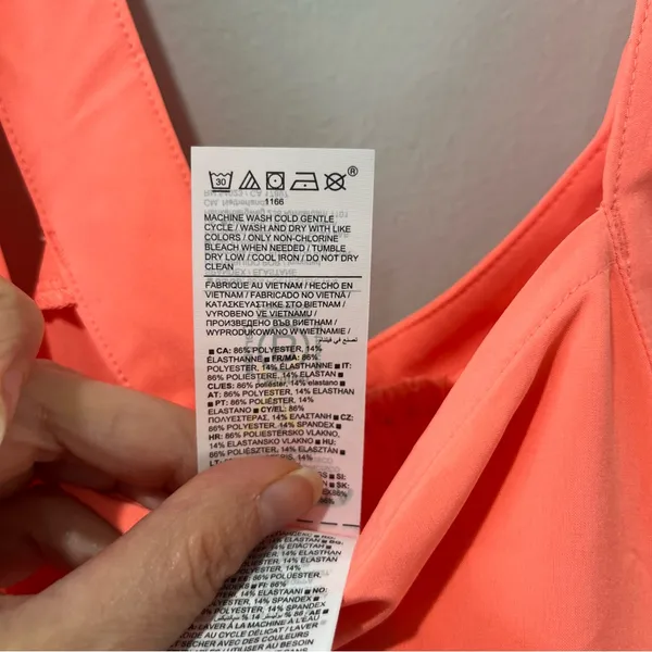 New Athleta Arrival Tank Sunset Glow Size Small Camisole Arrival Coral‎ Orange - Image 9