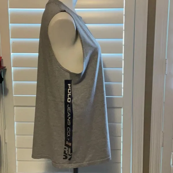 Polo by Ralph Lauren Gray Muscle Tee - Image 3