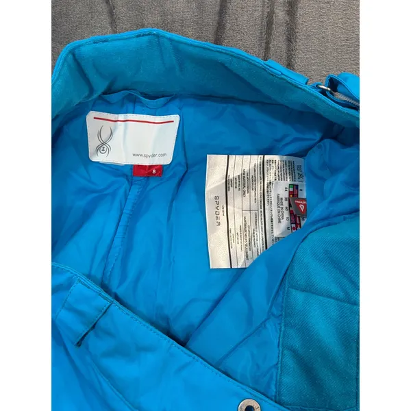 Spyder Ski Pants Womens Blue Primaloft Insulated Snow Trousers Size 8 - Image 3