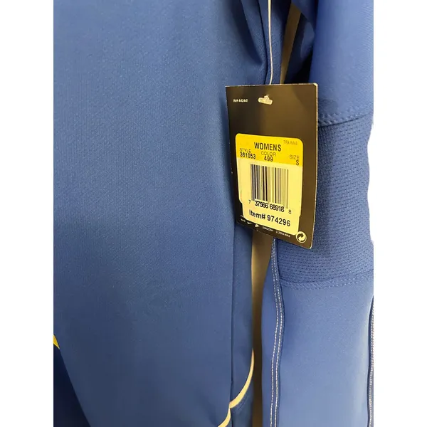 Nike Dri-Fit Running Top Blue Long Sleeve Hooded Women's S Casual Sporty NWT - Image 5