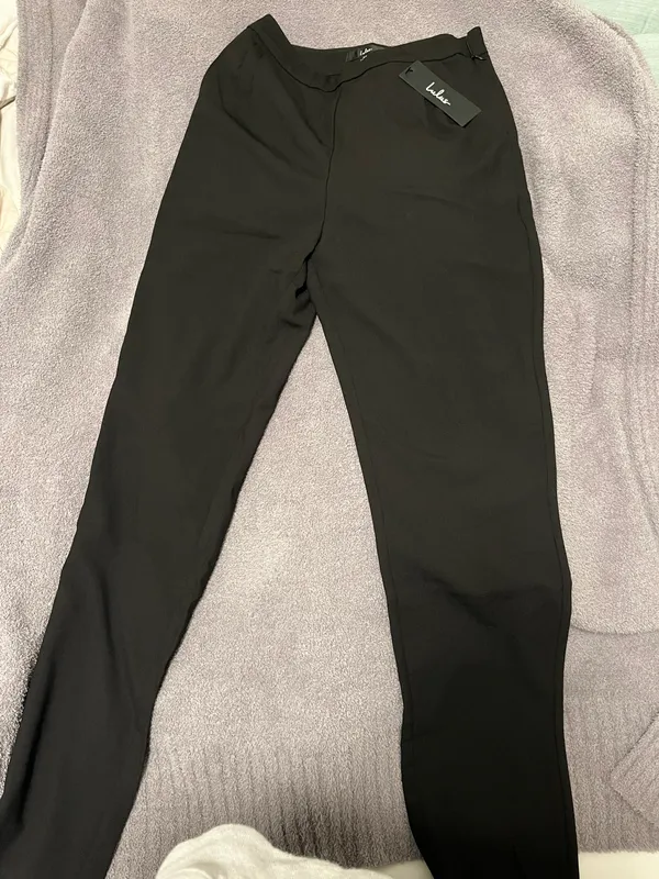 Lulus Black Trouser Pants - Image 2