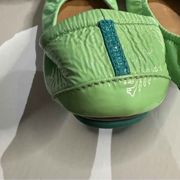 TIEKS Mint Patent Leather Ballerina Flats 7 limited sold out online - Image 7