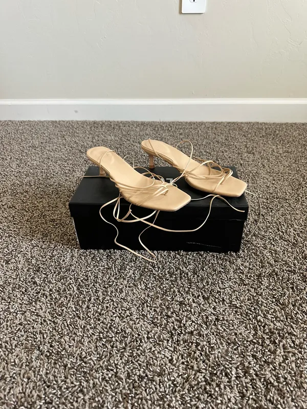 LPA Lucia Heel in Nude, size 6.5 - Image 8