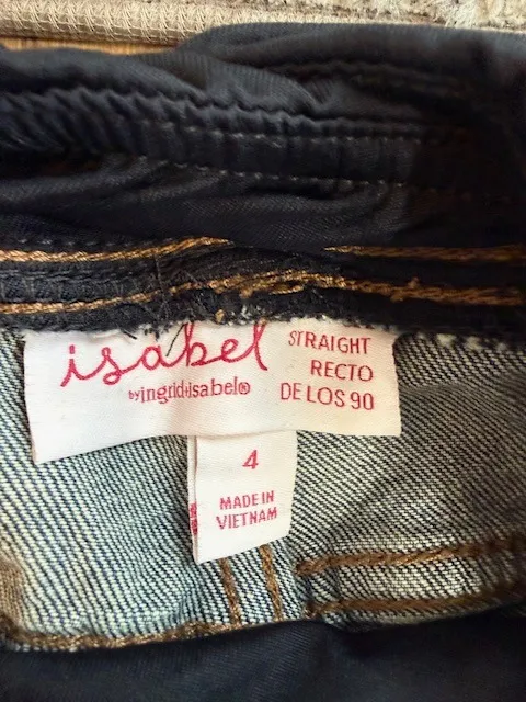 NWT Ingrid & Isabel Maternity Jeans Sz. 4 - Image 3
