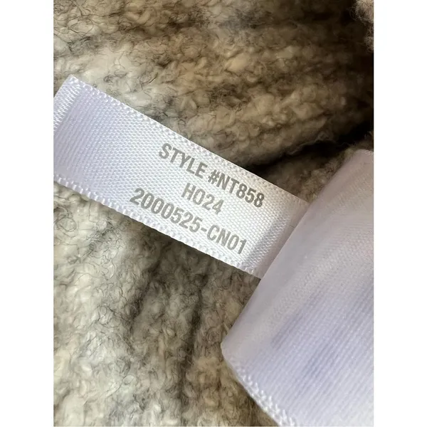 Madewell Ribbed Cotton-Blend Sweater Hthr Dusk Grey Marl Size Medium Heather - Image 11