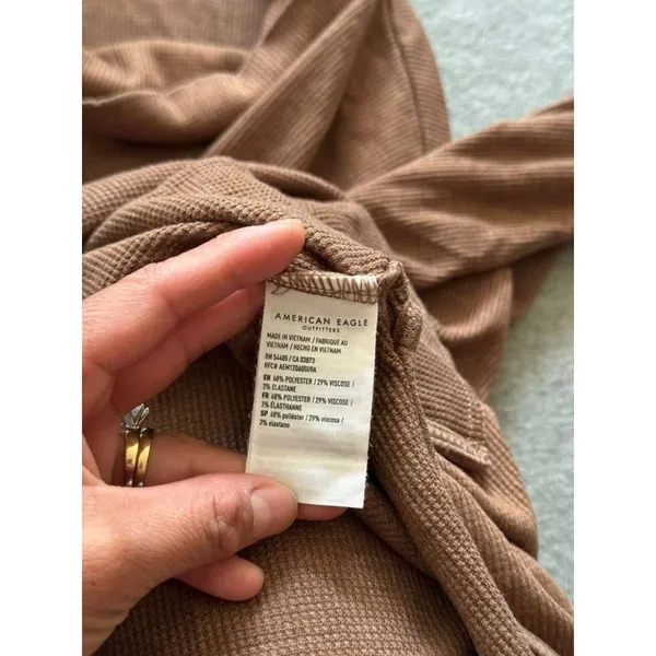 American Eagle Crop Turtleneck‎ Sweater Size Large - Image 3