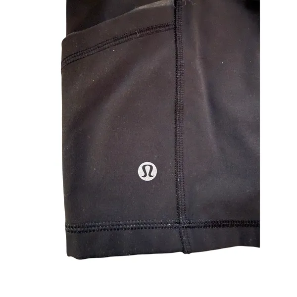 Lululemon What The Sport Short Black Womens 10 W7B61S - Image 3