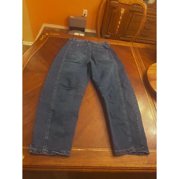 American Eagle Unbranded Barrel Jeans Womens Size L - Image 11