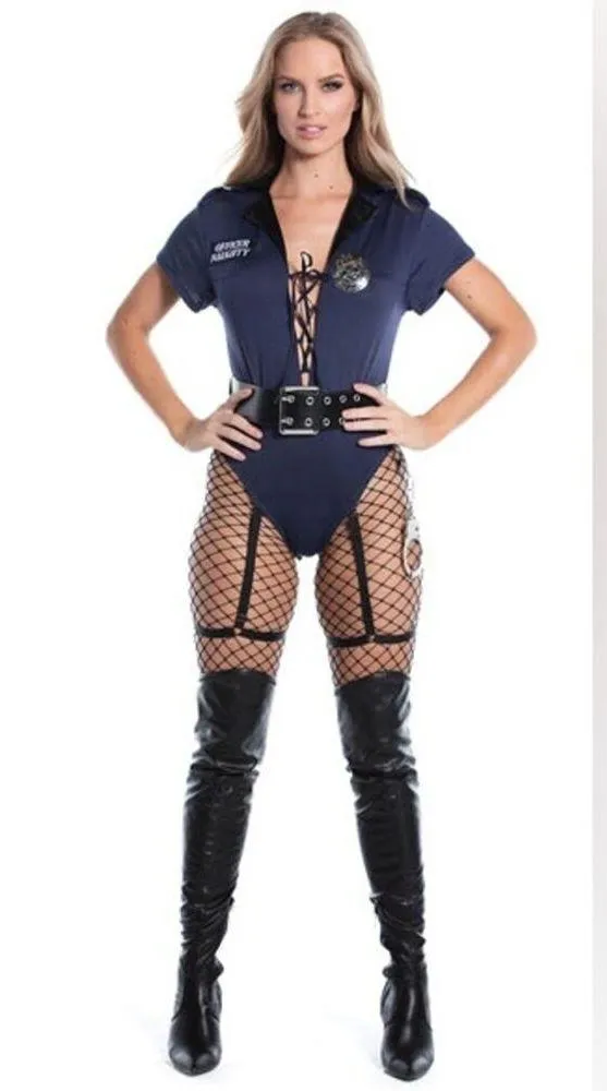 NEW Yandy Officer Naughty Bad Cop Costume Size Large XL - Image 7