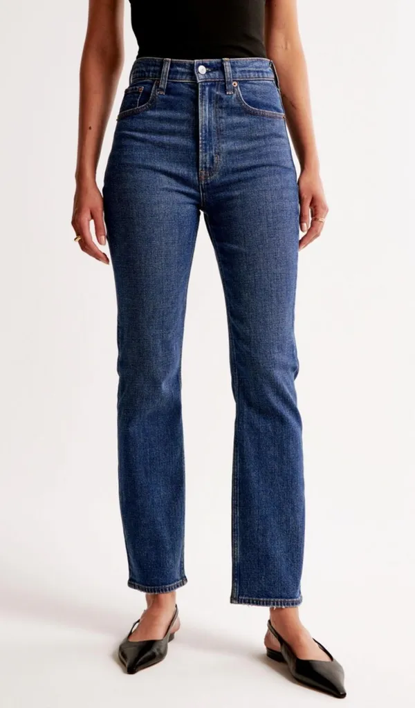 Abercrombie Ultra High-Rise Straight Jeans - Image 2