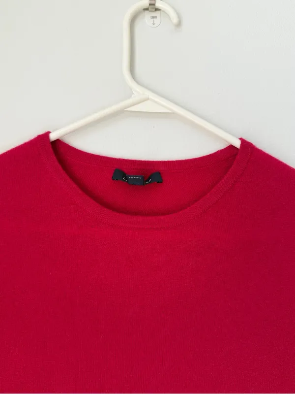 Lands’ End Pink 100% Cashmere Sweater Size Large - Image 2