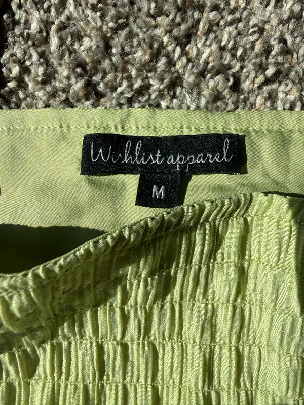 Green Summer Matching Set Size Top is M and bottoms are L! - Image 3