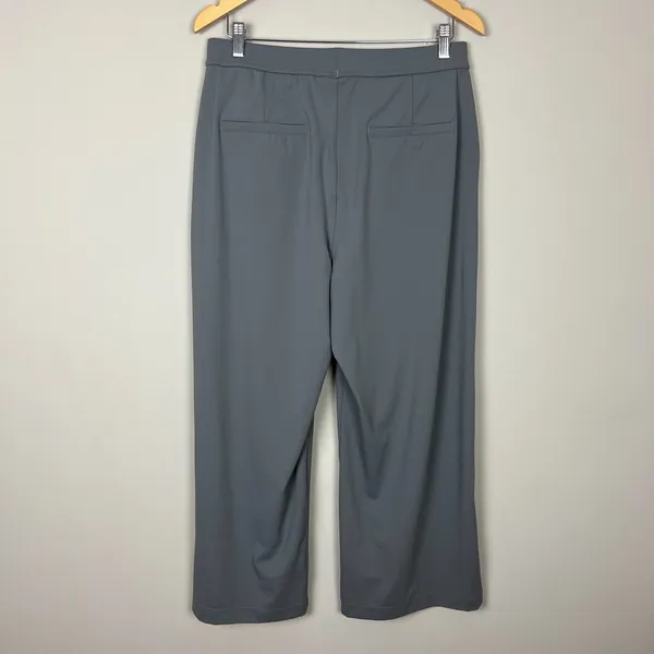 Halara High Waisted Pocket Straight Leg Work Pants Womens‎ PL Petite Large Gray - Image 7