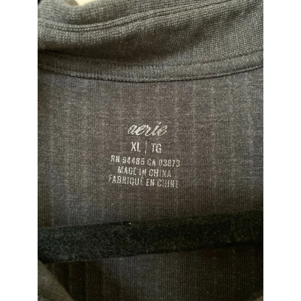 Aerie Ribbed Polo Maxi Dress‎ Soft Quiet Luxury Clean Girl Lounge Relax Everyday - Image 6