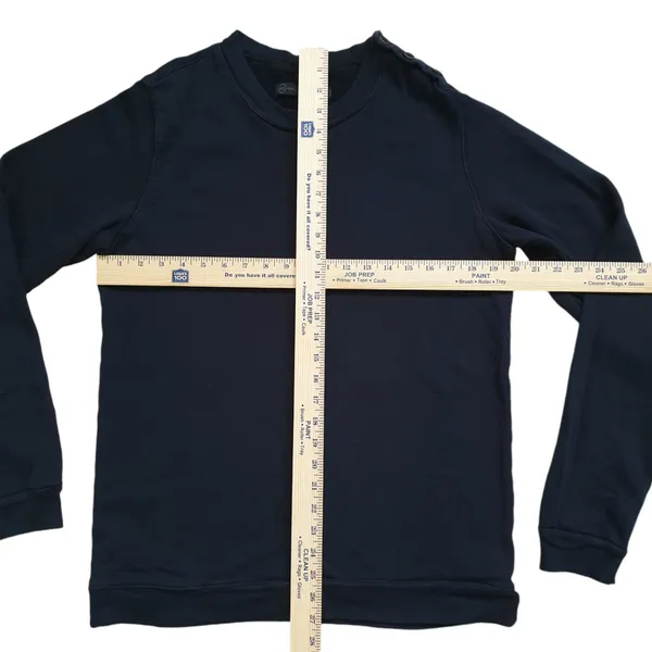 AG Adriano Goldschmied Sweatshirt Womens Large Button Shoulder Pullover USA - Image 5