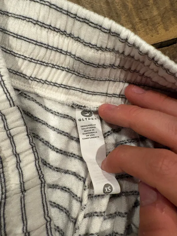 striped joggers Gray Size XS - Image 3