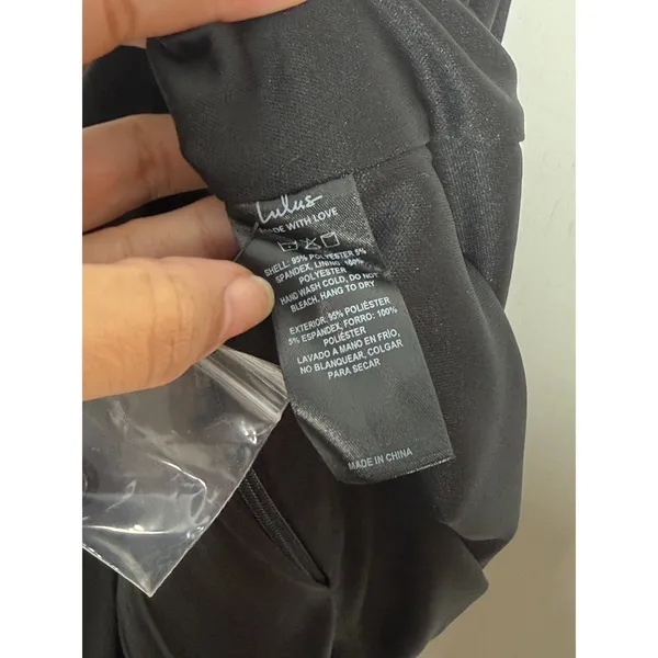 Lulus Deziree Bodycon Maxi Dress Women's Size XS Black Halter Cocktail Party NWT - Image 7