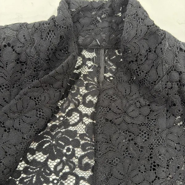 Zara Elegant Black Lace Blazer - Image 9