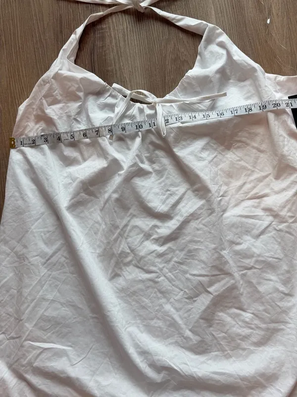 White‎ Halter Neck Sundress - Image 2