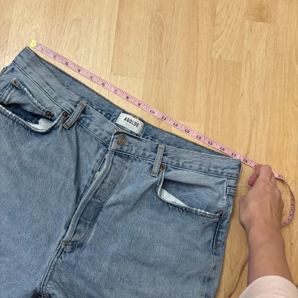 AGOLDE Fran Low Slung Easy Straight Jeans in‎ Force Size 31 - Image 6