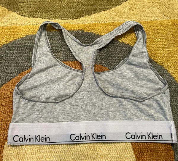 Calvin Klein Women’s Modern Cotton Unlined Wireless Bralette Sports Bra Medium - Image 4