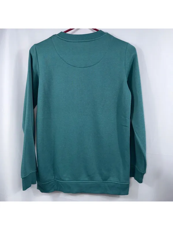 The Beach Boys Retro Graphic Sweatshirt XS Teal Palm Trees - Image 7