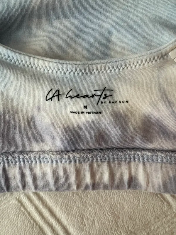 PacSun Blue Tie Dye Bralette Top - Image 3