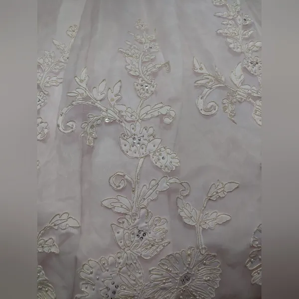 PC Mary’s Blush Princess Beaded Corset Gown Strapless Boned Bodice Prom/Wedding - Image 5