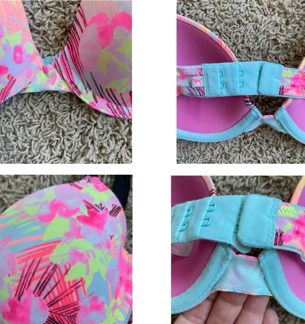 Victoria's Secret VS Pink Wear Everywhere Demi Bra Sz 32B - Image 8