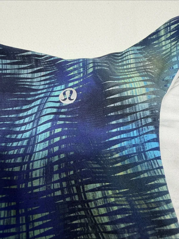 lululemon athletica Invigorate Training Tank Top Blue & Navy Abstract - Image 8