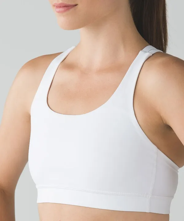 Lululemon Energy Bra 8 White - Image 2