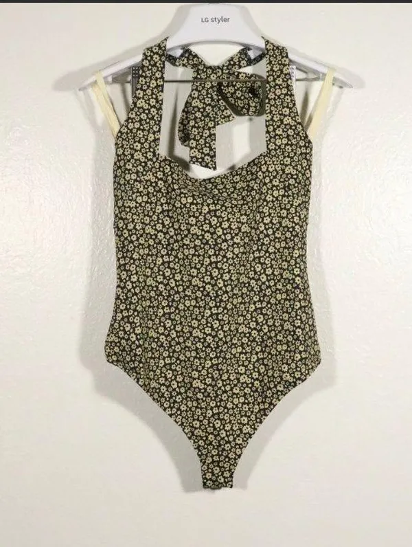 Free People X revolve NWT Talk Back Bodysuit Size Medium - Image 9