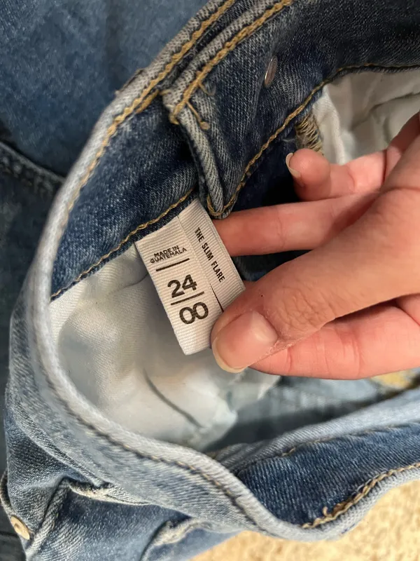Loft the slim flare high rise jeans - Image 6