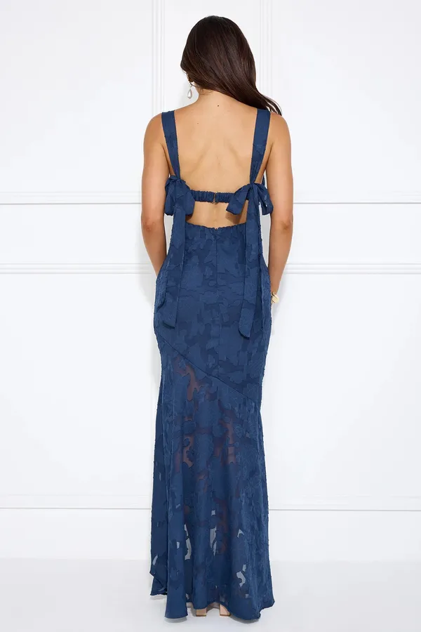 Hello Molly Maxi Dress Navy - Image 4