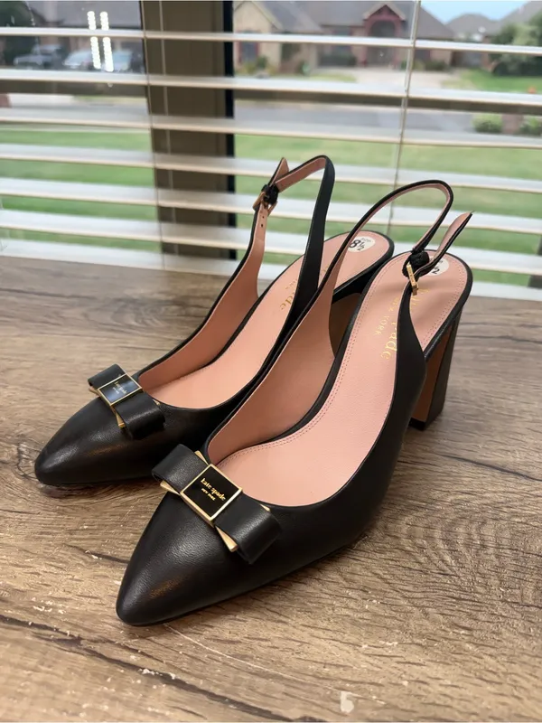 kate spade new york® Bowdie Slingback Heels size 8.5 - Image 2