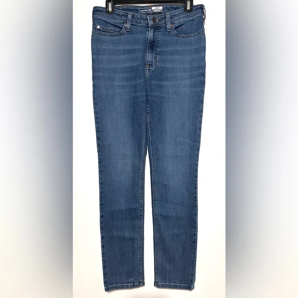 Carhartt Women's Rugged Flex Jeans Slim Fit Tapered High Rise SZ 6 Regular NWT - Image 3