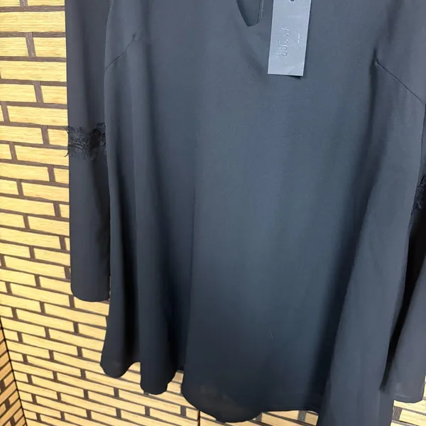Lucca‎ Black Cutout Neck Dress Size Small - Image 4