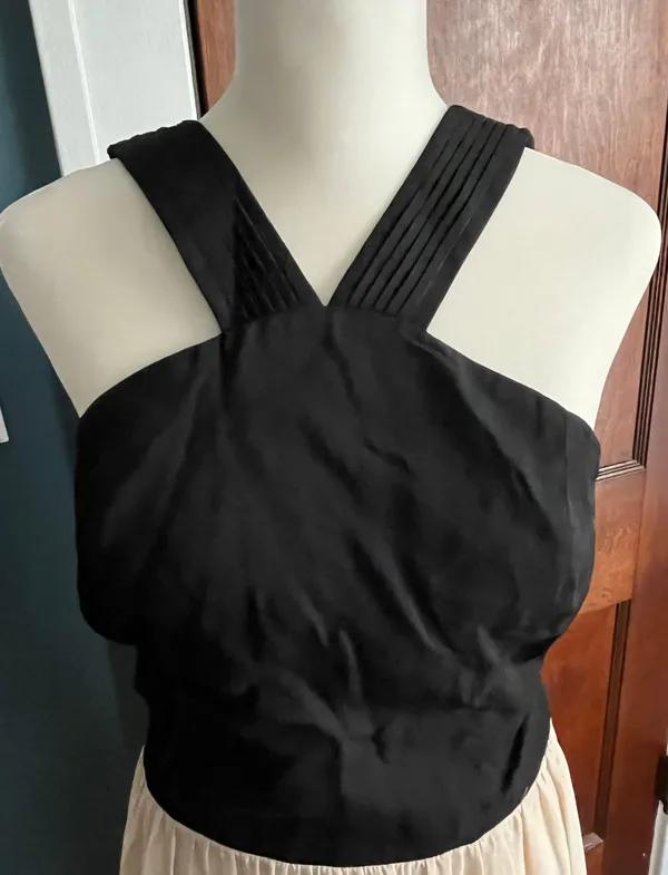 Beautiful Black & Cream Maxi Dress 🖤 - Image 2