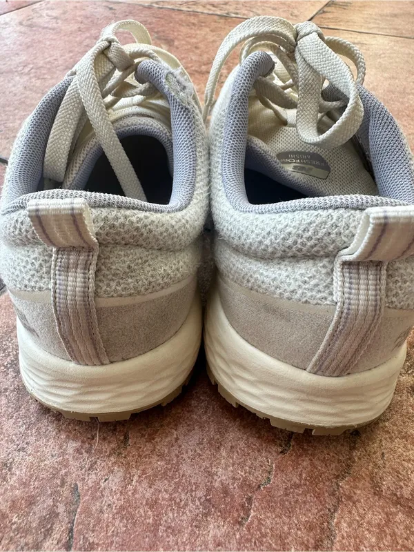 New Balance women's Knit Lace-Up Sneakers - Cream - Image 4