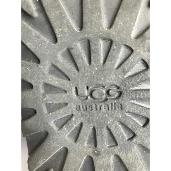 UGG Bailey Button Triplet Boots Womens 8 Black Good‎ Suede Shearling Mid Calf - Image 6