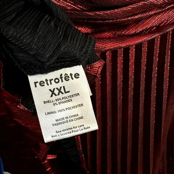 Retrofête Lumi Dress in Red Size XX-Large - Image 7