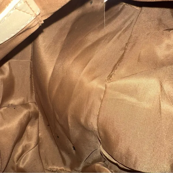 Mia Battina Women's Genuine Leather‎ Cream Bag - Image 6