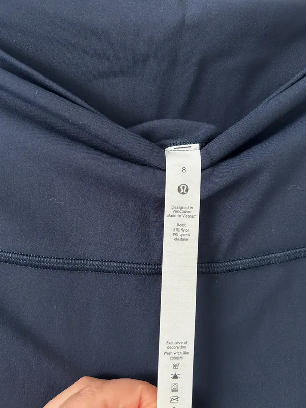 Lululemon Align High-Rise Pant 25" True Navy Size 8 NWT AUTHENTIC - Image 2