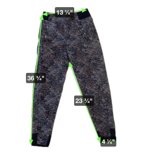 Athleta Trekkie North Tapered Joggers Pants Kinetic Abstract Legging 533655 Sz 2 - Image 8