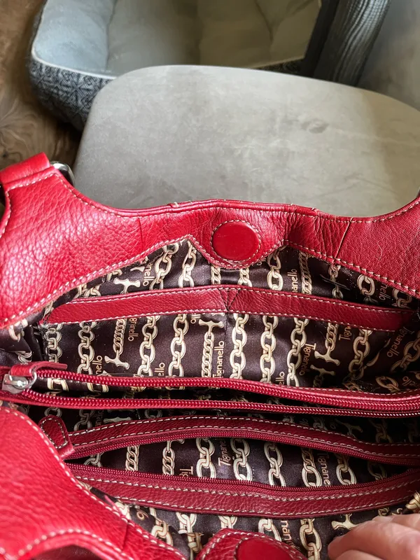 Tignanella Pebbled Leather Handbag - Image 4