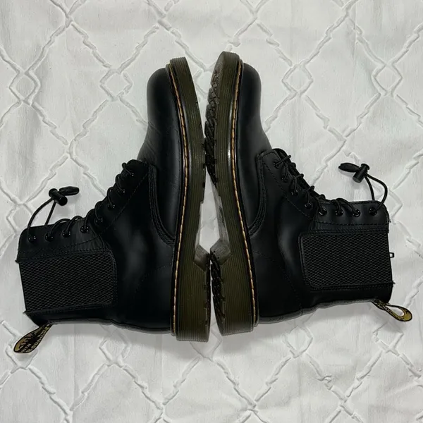 Dr Martens Black Lace Up Combat Boots(Size 5) - Image 11