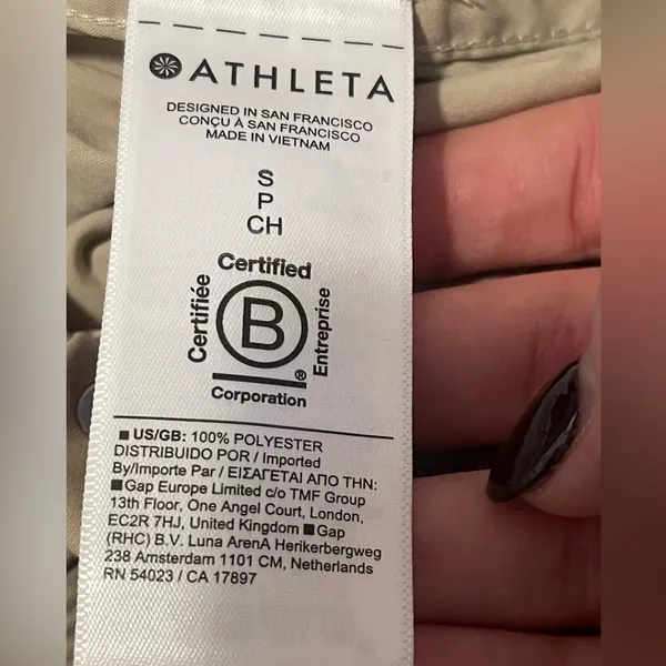 Athleta Women’s Beige Cascade Cargo Poplin Cinch Pants Gorpcore Outdoors Sporty - Image 13