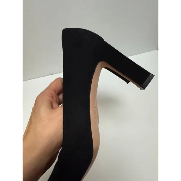 Stuart Weitzman Black 3" Suede Heels Sz. 8 - Image 7