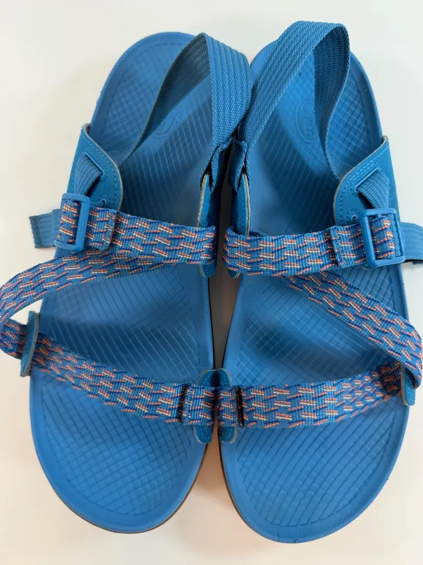 Chacos Z Cloud Sport Hiking Sandals Blue Coral Straps Women’s 10 EU‎ 41 - Image 5